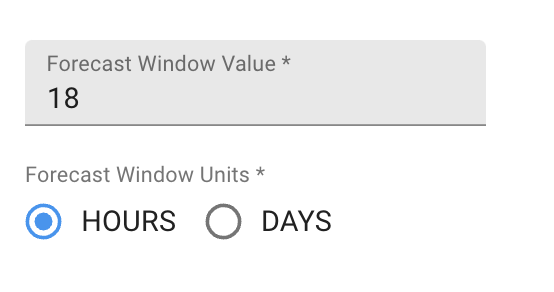 Forecast Window